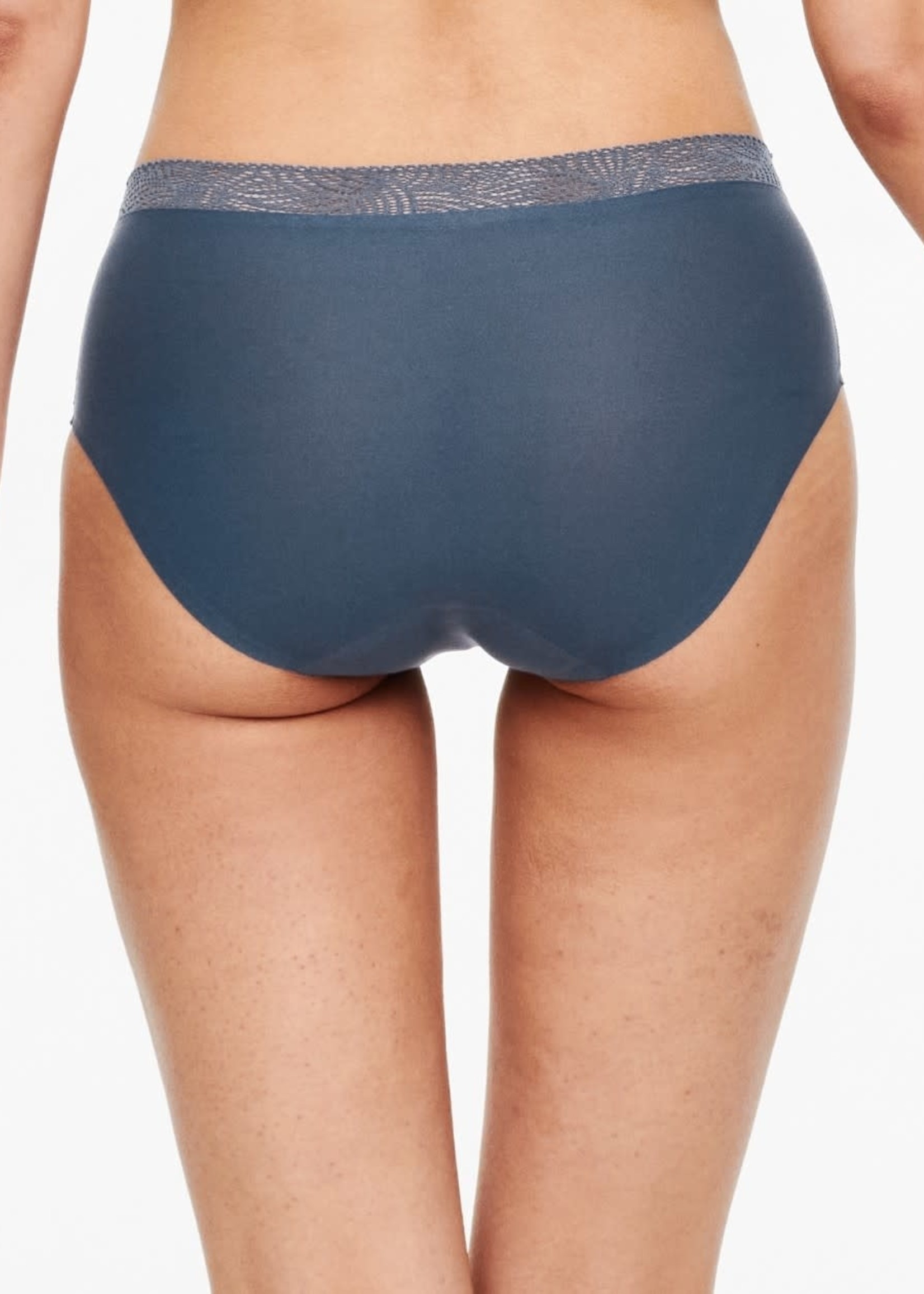 Chantelle SoftStretch Hipster with Lace  - Ceramic Blue