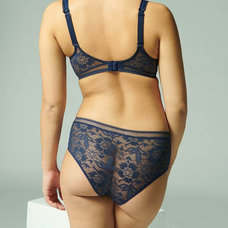 Simone Perele 14Z630 Vertige Boyshort- Bleu Nuit - Allure Intimate