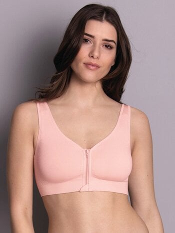 Anita Care Lynn  Mastectomy Wireless Zip Front Bra