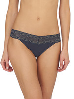 Natori Bliss Perfection One-Size Thong - Ash Navy/Anchor