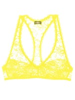 Cosabella Never Say Never Racie Racerback Bralette - Neon Yellow