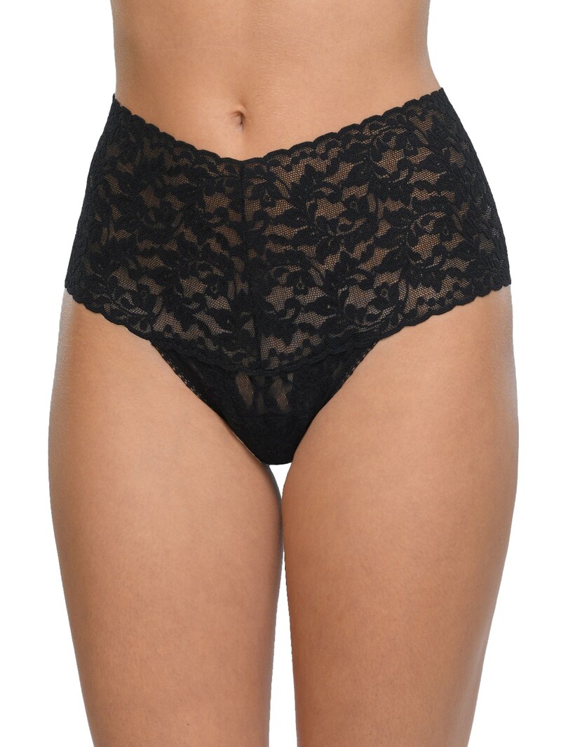 Hanky Panky Women's 3-Pack Original Rise Thong Black One Size : :  Clothing, Shoes & Accessories