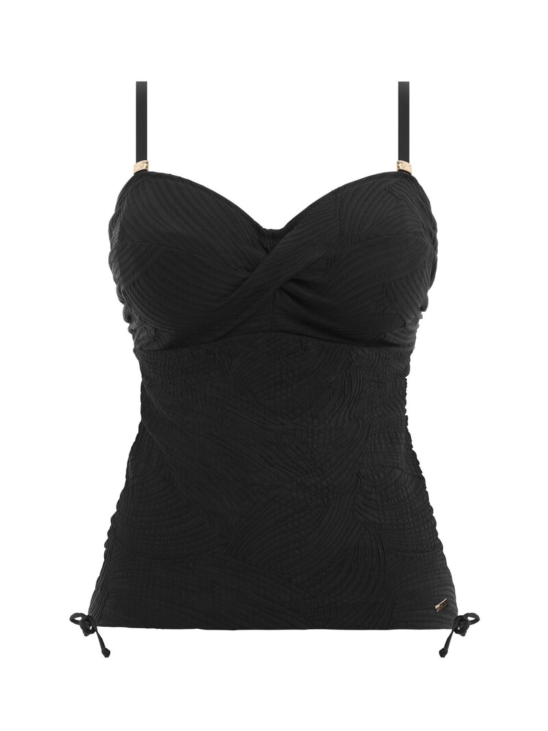 Fantasie Swim Ottawa Twist Front Tankini Swimsuit Black