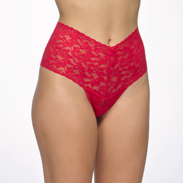 Hanky Panky Retro Lace Thong - Red