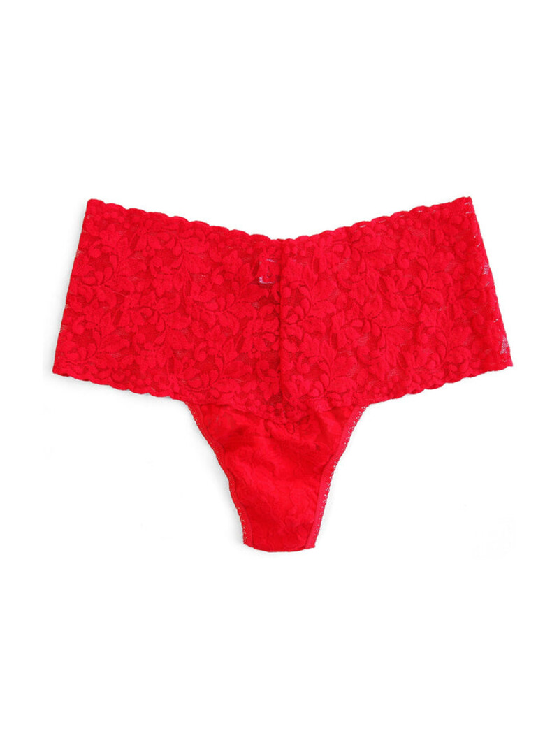 Hanky Panky 9K1926 Retro Lace Thong - Red - Allure Intimate Apparel