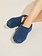 Eberjey Plush Ankle Slipper Sock - Indigo