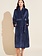 Eberjey Chalet Eco Plush Robe - Navy