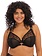 Elomi Namrah Underwire Bandless Plunge Bra - Black