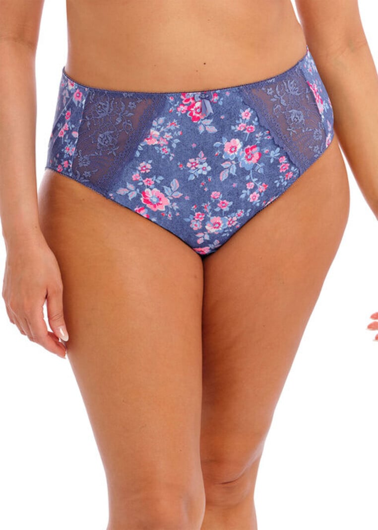 Elomi EL4116 Morgan Full Brief - Denim Floral - Allure Intimate