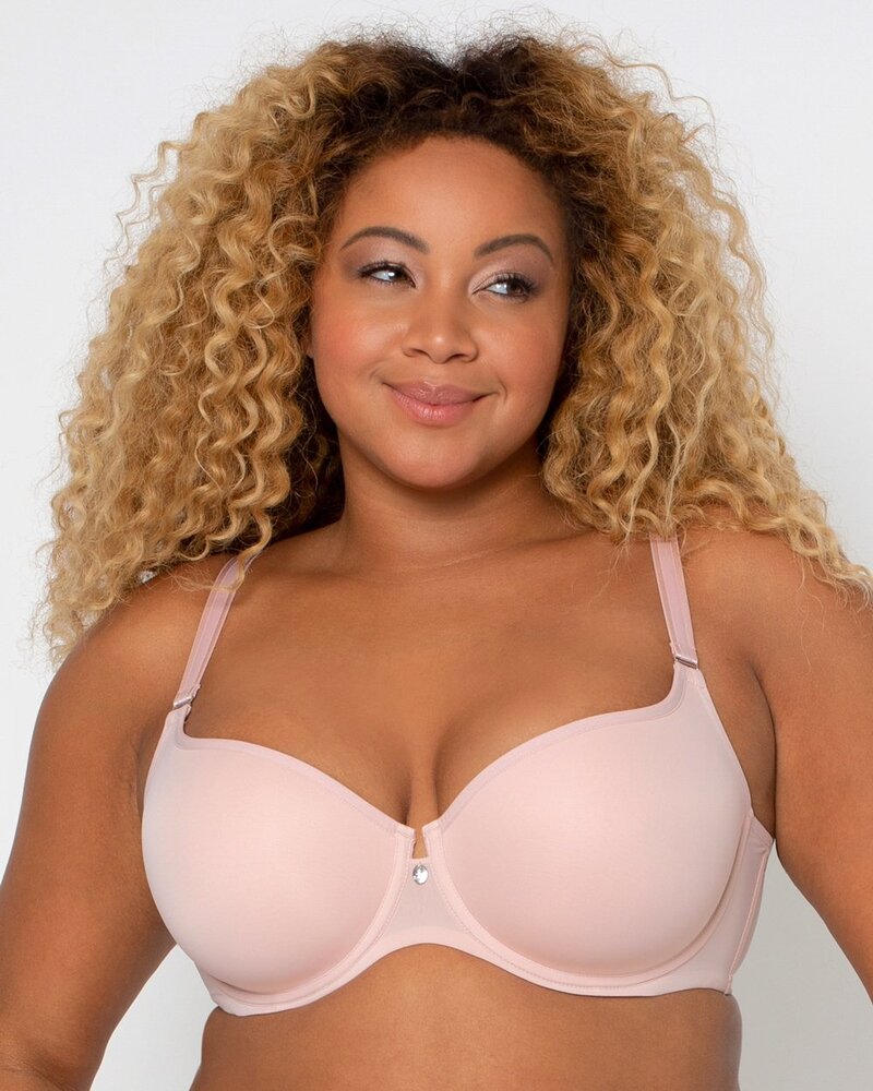 Curvy Couture Tulip Smooth T-Shirt Bra