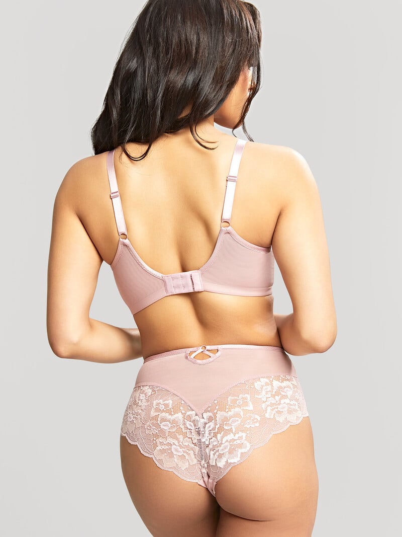 Panache Sabrina High Waist Brazilian Brief - Vintage Pearl