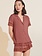 Eberjey Rosalia TENCEL™ Modal Shortie PJ Set - Rosewood