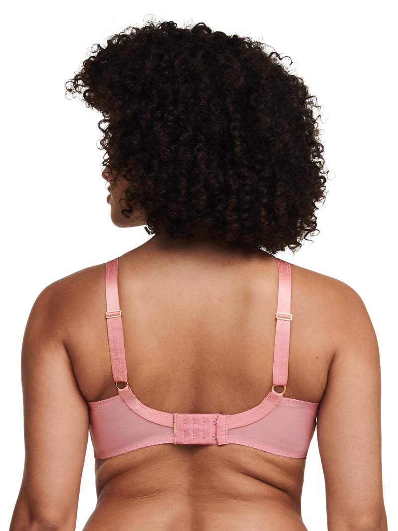 Chantelle Rive Gauche Full Coverage Unlined Underwire Bra - Tomboy Pink/Pale Rose