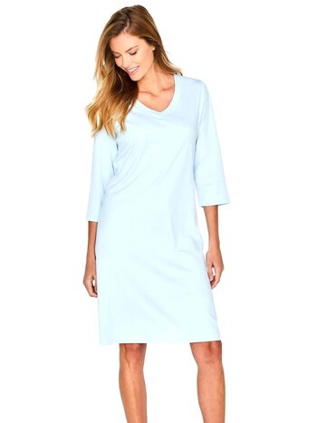 Marelle Elle Three Quarter Sleeve Gown - Light Blue
