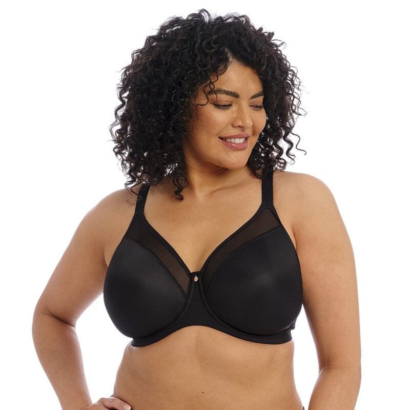 Elomi EL4301 Smooth Underwire Non Padded Bra - Black - Allure