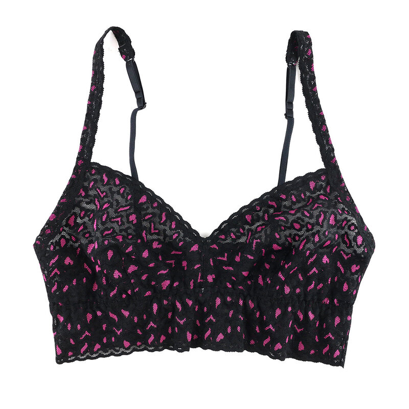  hanky panky Cheeky Cheetah Crossover Bralette Multicolor XS :  Clothing, Shoes & Jewelry