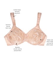 Wacoal Awareness Seamless Underwire Bra 85567 Faded Rose 42G, Faded Rose,  42G : : Clothing, Shoes & Accessories