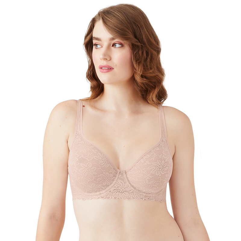 Cloudsfit Unlined Smooth Bandeau Bra Underwire Seamless Comfort