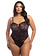 Oh La La Cheri Plus Size Kai Snake Lace Fashion Bustier Bra Set