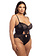 Oh La La Cheri Plus Size Minna Lace Teddy