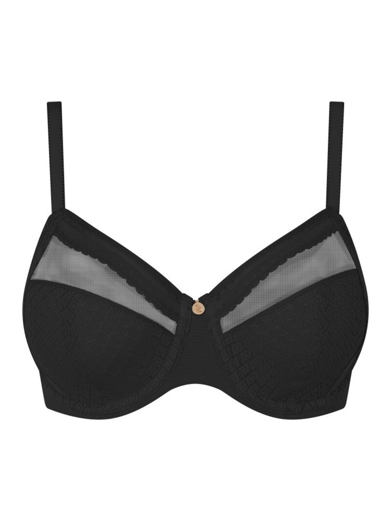Cacique Unlined Full Coverage Bra 38DDD Black Subtle Sateen Sheen Underwire  Size 38 F / DDD - $11 - From Ksenia