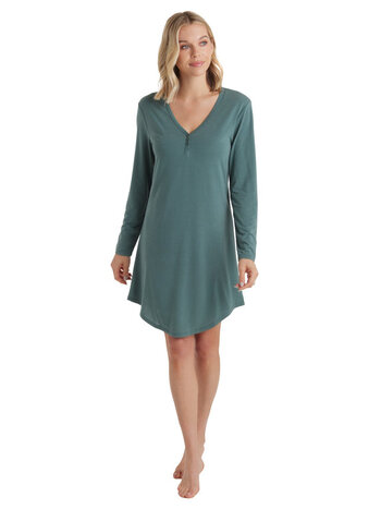 Quinn Y-Neck Henley Sleepshirt