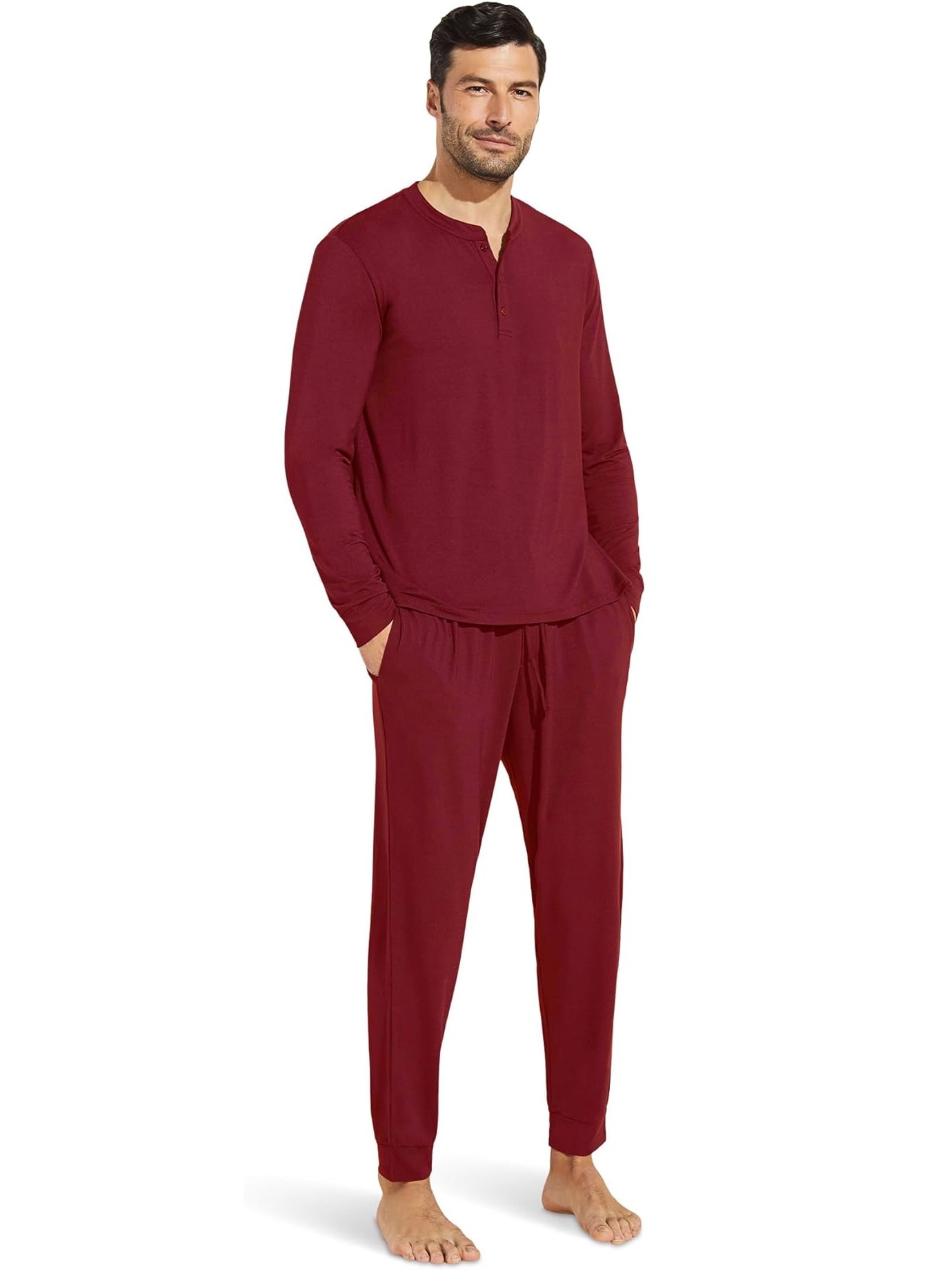 Eberjey PJ1905M Henry Fashion TENCEL™ Modal Long PJ Set Eberjey PJ1905M Henry Fashion TENCEL™ Modal Long PJ Set