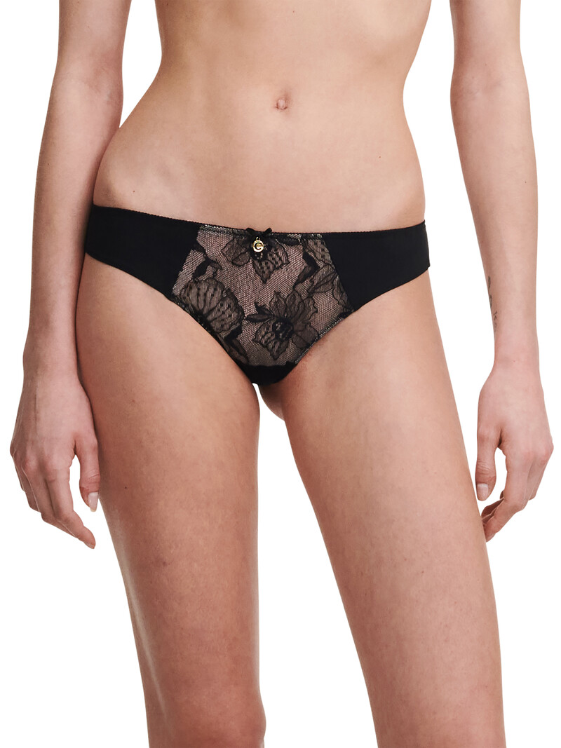 Chantelle 21U9 Orchids Tanga Thong - Allure Intimate Apparel