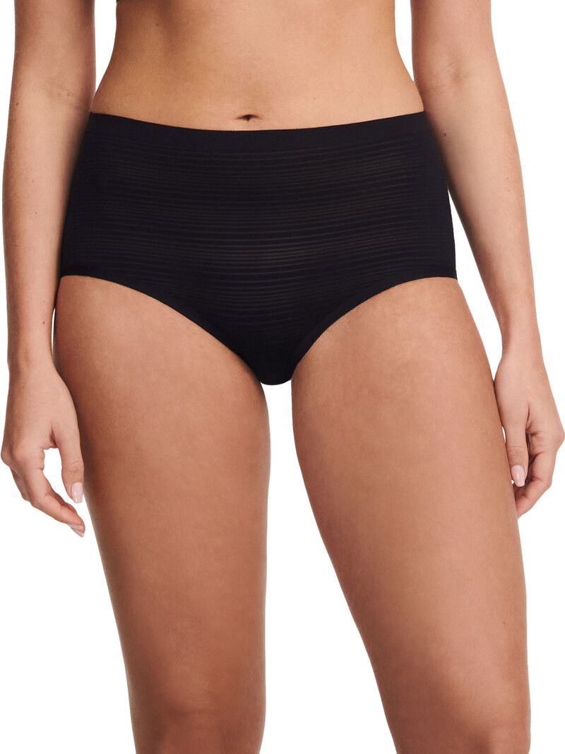 SoftStretch Stripes Hipster Panty Black O/S by Chantelle