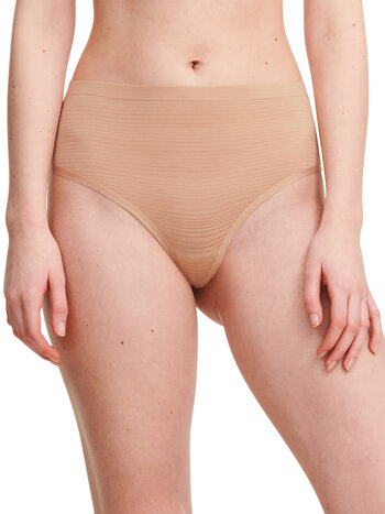 Chantelle 10U4 Smooth Comfort High Waist Mid-Thigh Light Shaping Short -  Allure Intimate Apparel