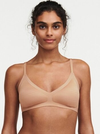 Chantelle Softstretch Bra Top: Light Nude: M/L