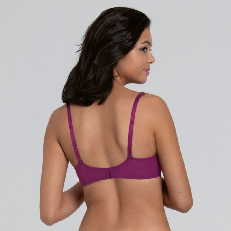 5637 Rosa Faia Selma Underwired Bra with Spacer Cups - 5637 Purple Wine