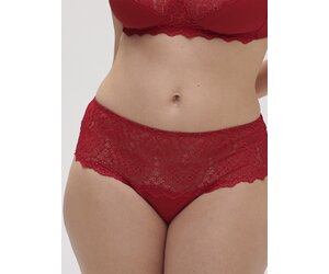 Elegant Lace High-Waist Boyshort Panties