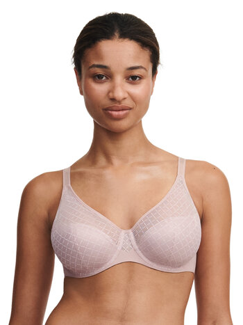 Chantelle Women's Norah Front Closure Molded Bra, Rose, 32F