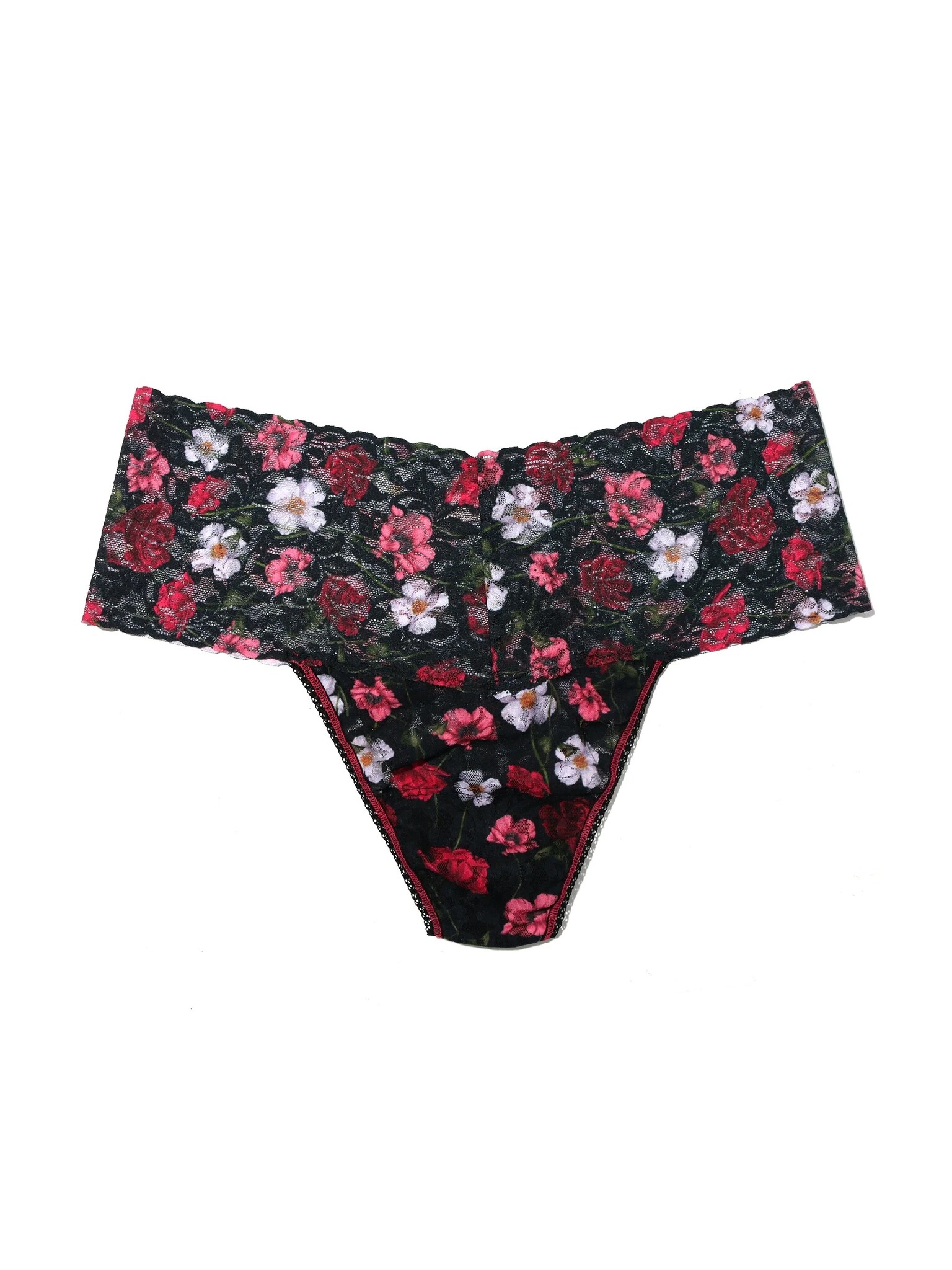 Hanky Panky Printed Retro Lace Fashion Thong