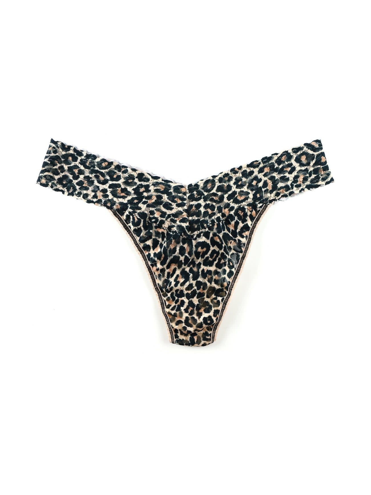 Hanky Panky Printed Signature Lace Classic Leopard Original Rise Thong