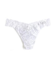 新品♡hanky panky♡ シグニチャーレース アンダーワイヤードレス S Hanky Panky 6511 I Do Crystal Signature Lace Original Rise Thong