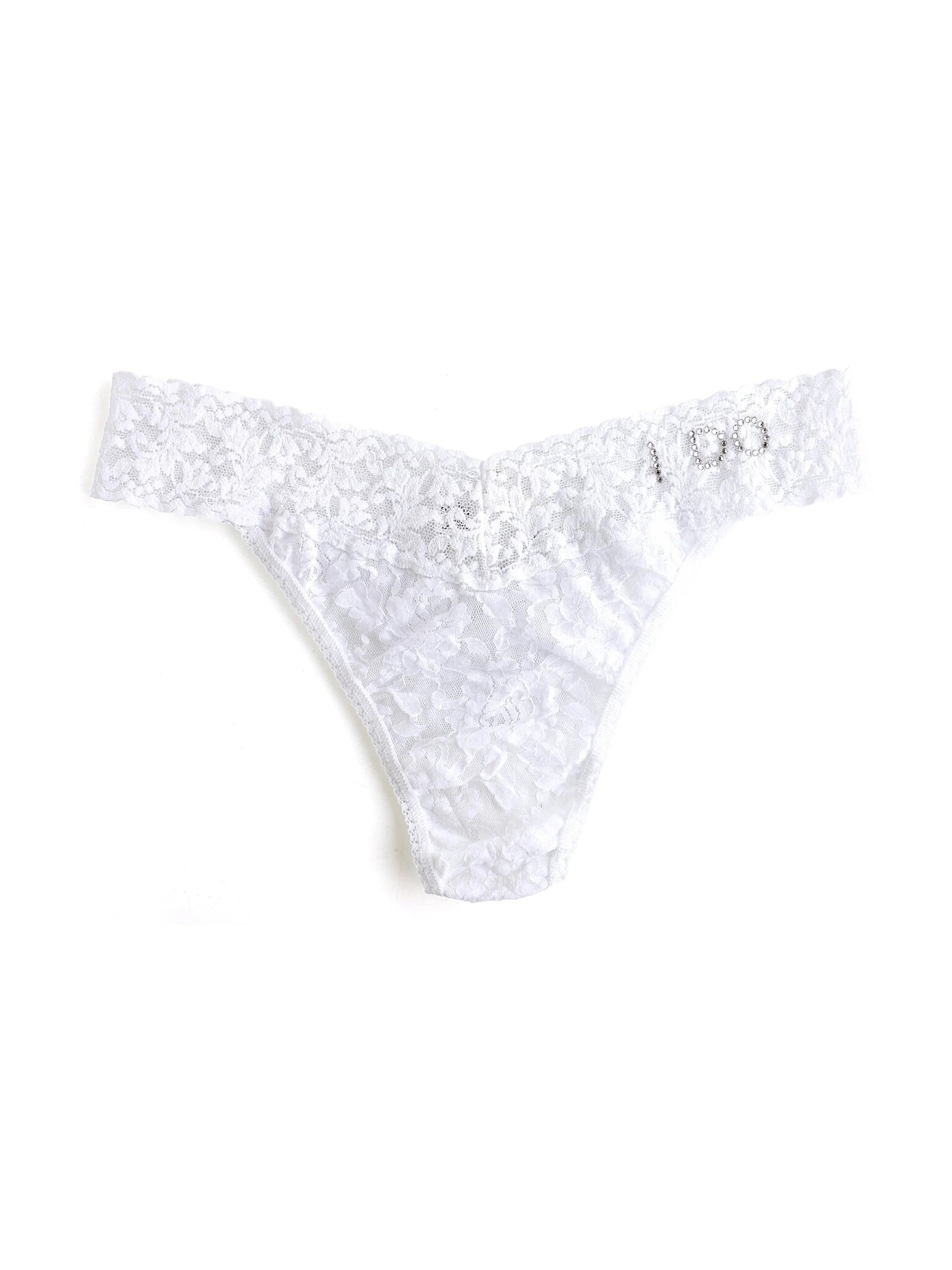 Hanky Panky I Do Crystal Signature Lace Original Rise Thong
