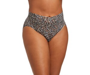 Hanky Panky 2X2124X Plus Size Printed Retro Classic Leopard Lace V