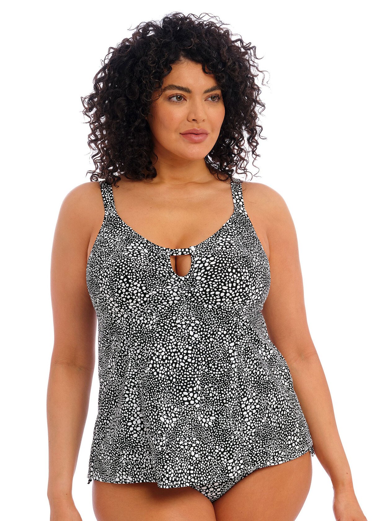 Elomi Swim ES801161 Pebble Cove Wireless Tankini Top Allure Intimate