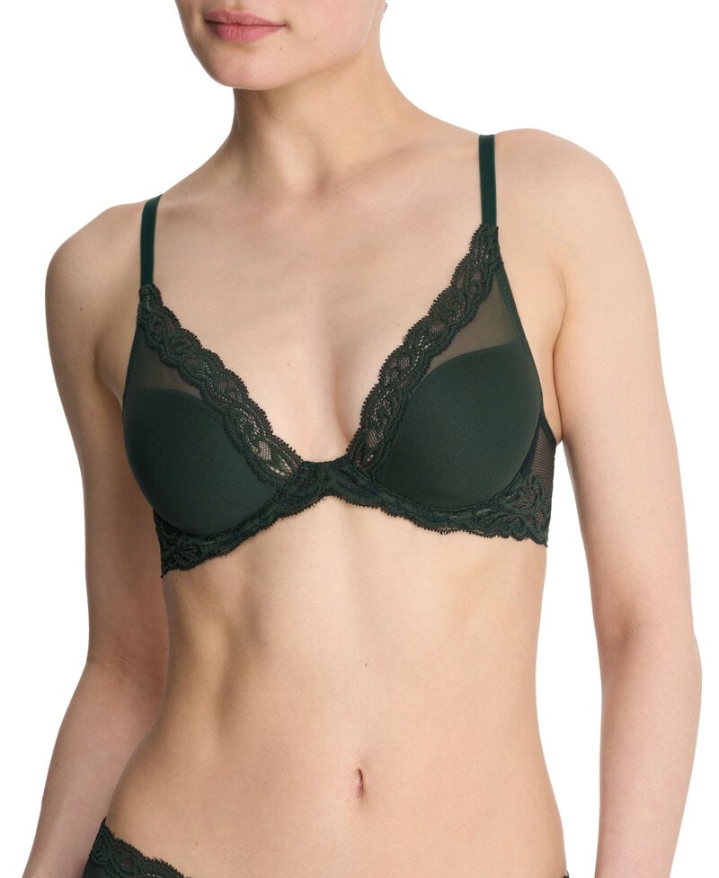 Natori Feathers Fashion Lace Trimmed Underwire Bra