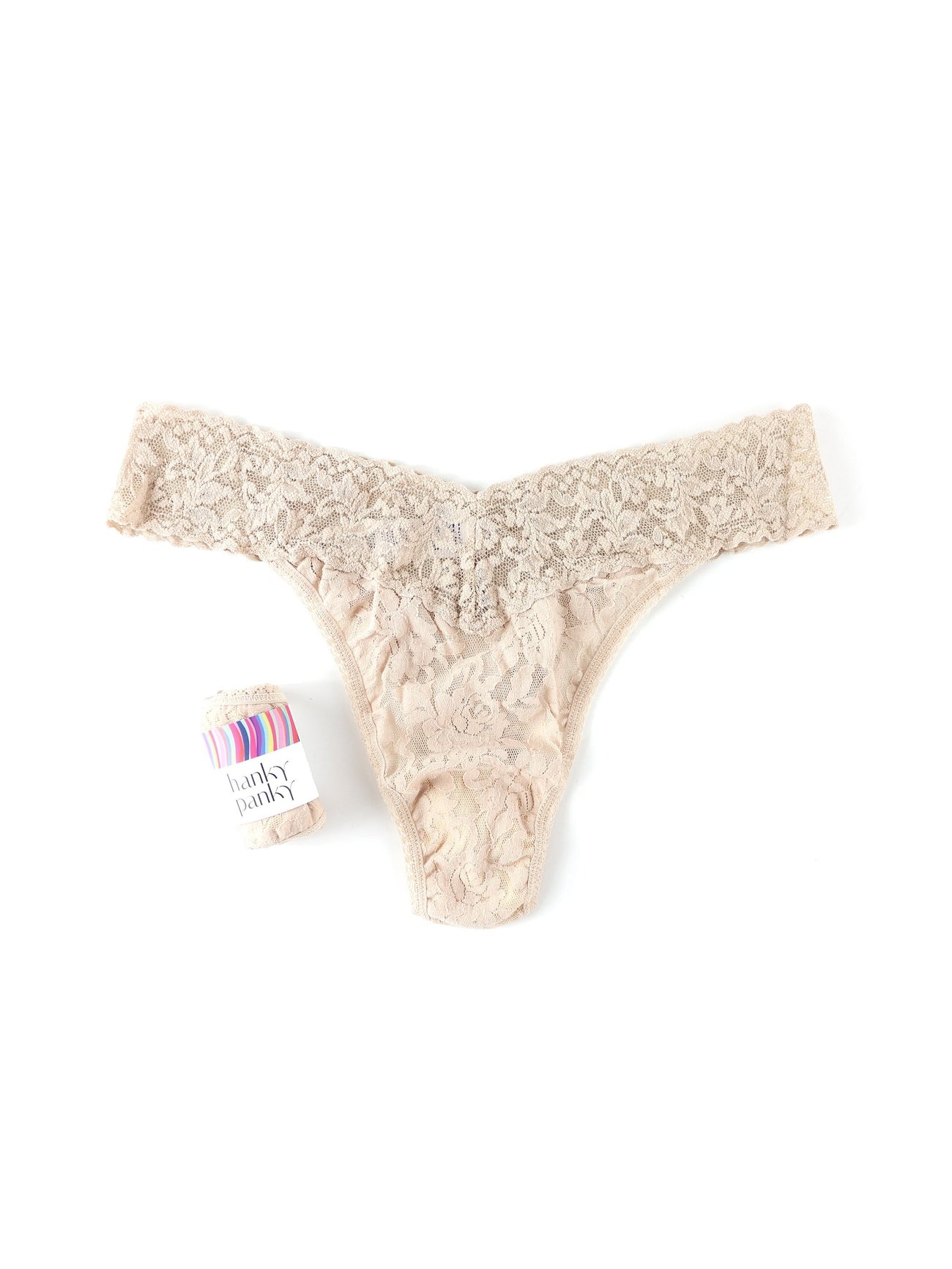Hanky Panky Rolled Signature Lace Original Rise Thong