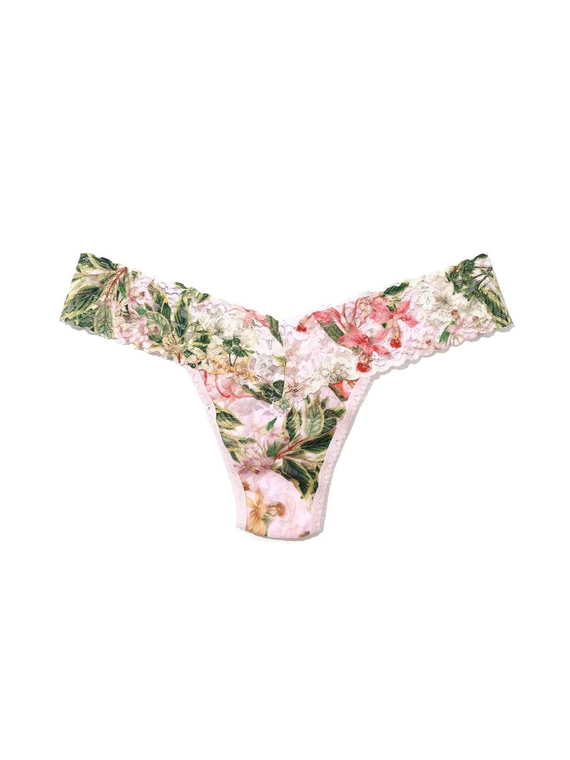 Hanky Panky PR4911 Printed Signature Lace Low Rise Fashion Thong - Allure Intimate Apparel Hanky Panky PR4911 Printed Signature Lace Low Rise Fashion Thong - Allure Intimate Apparel