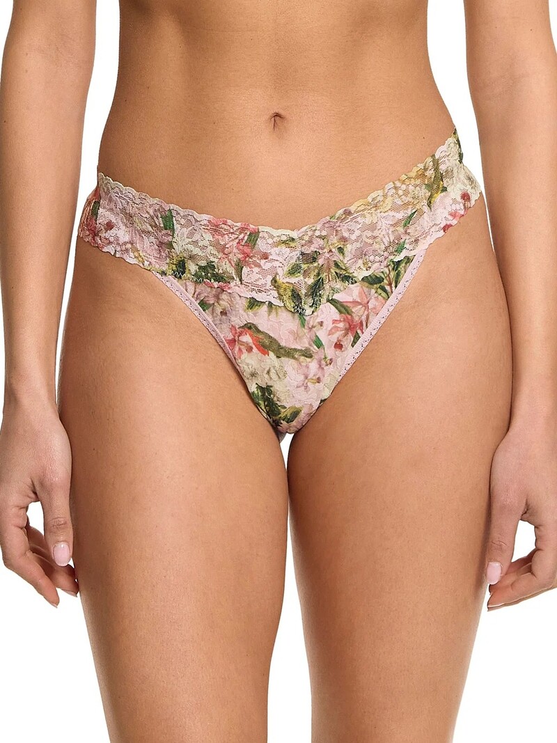 Hanky Panky Printed Signature Lace Original Rise Fashion Thong
