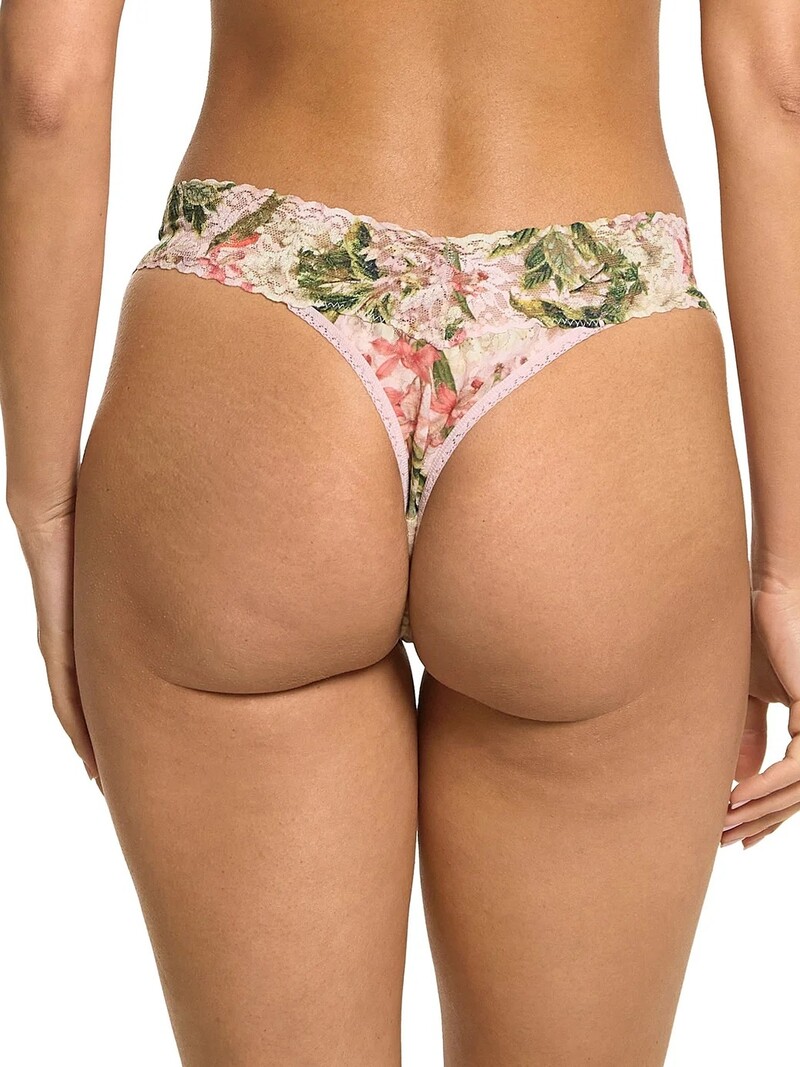 Hanky Panky Printed Signature Lace Original Rise Fashion Thong