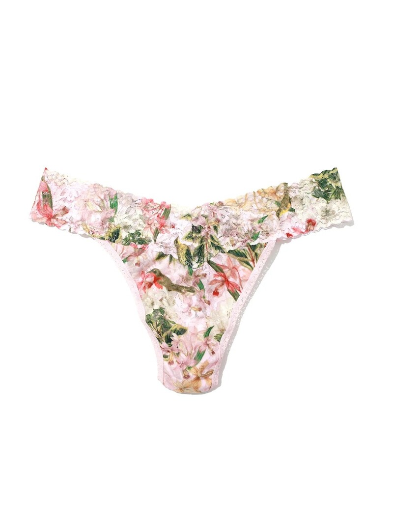 Hanky Panky Printed Signature Lace Original Rise Fashion Thong