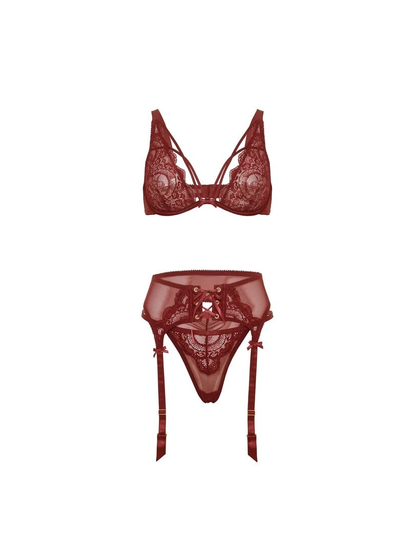 Oh La La Cheri Wynter Cage Fashion Bra Set