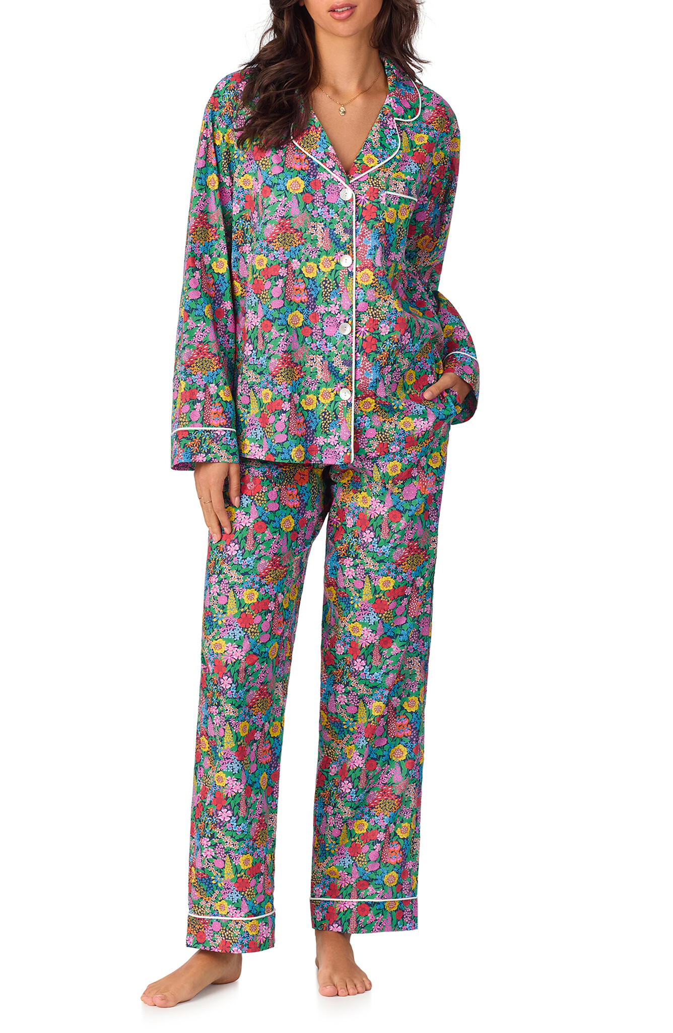 Bed Head Liberty Tana Lawn Woven Cotton Classic Long Sleeve PJ Set