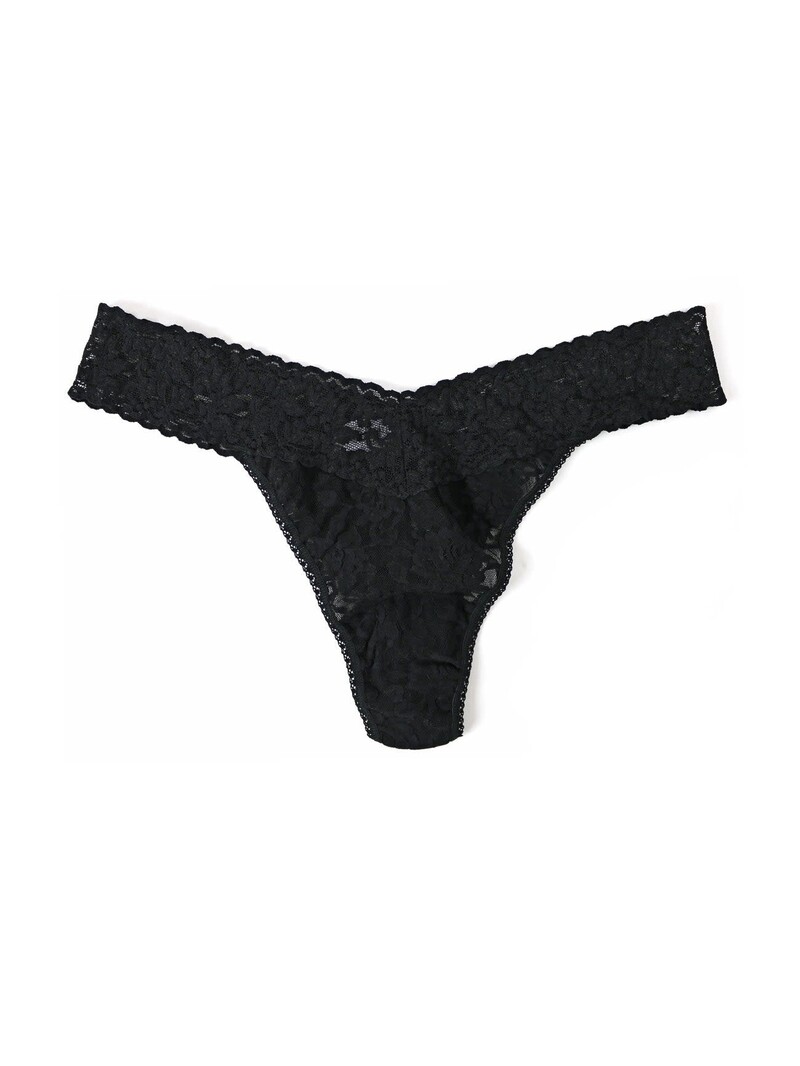 Hanky Panky Rolled Plus Size Signature Lace Original Rise Thong
