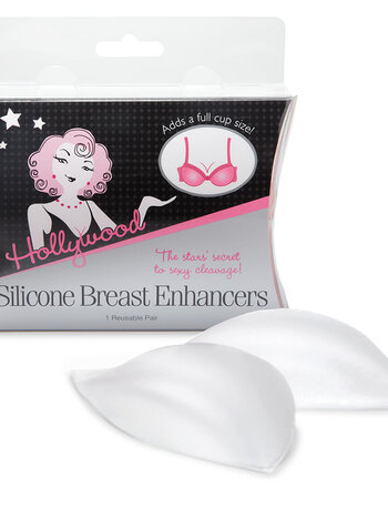 Hollywood Fashion Secrets Silicone Enhancers - Clear
